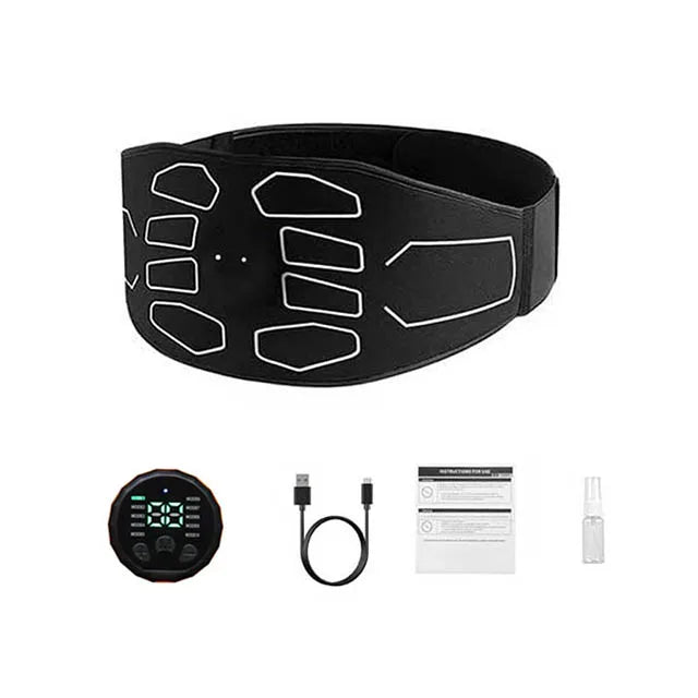 Waist Abdominal Massager Muscle Toner Abdominal Toning Belt Fitness Training Gear Ab Trainer