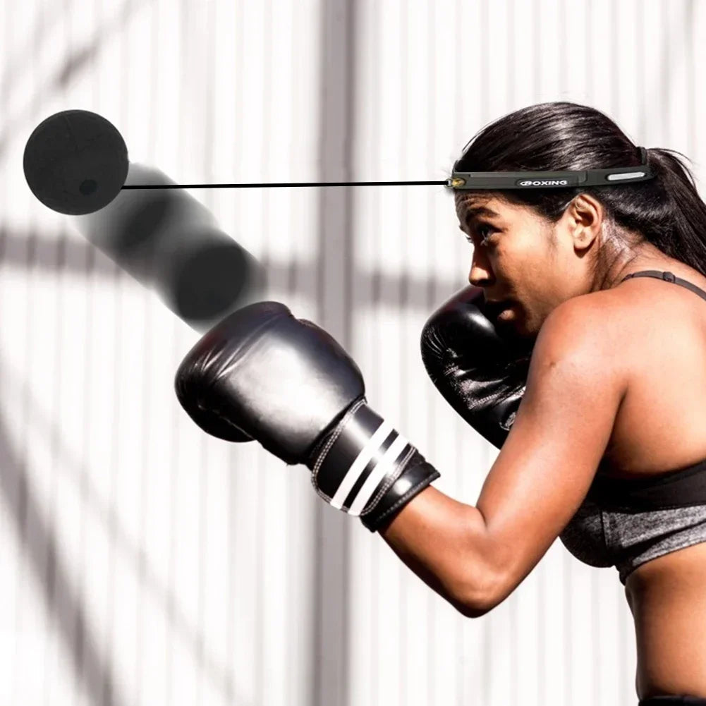 Punching Ball Head-mounted Fighting Speed Sanda Training Boxing Reflex Ball Home Fitness Exercise Boxing Equipment Accessories
