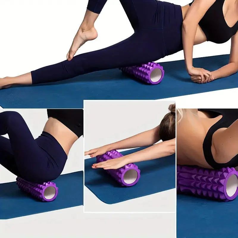 Pilates Yoga Column Foam Rollers for Muscle Massage Back Foam Roller Pain Relief & Leg Arm Muscle Recovery Gym Fitness Equipment