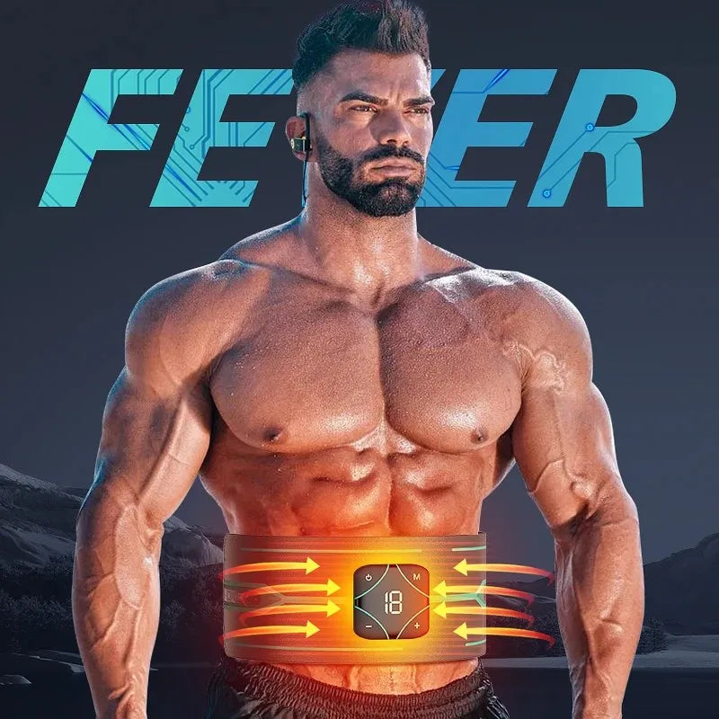 ABS Stimulator Ab Machine Abdominal Toning Belt EMS Trainer Massage Workout Portable Ab Stimulator Fitness Strength Training
